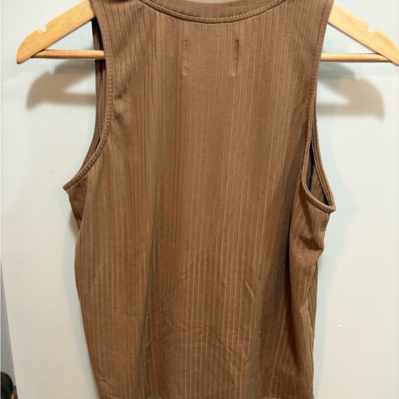 Jackson Rowe Brown Ribbed Tank Top - Picture 2 of 3